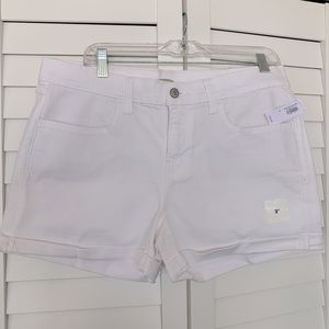 Old Navy White Cuffed Jean Shorts - NWT